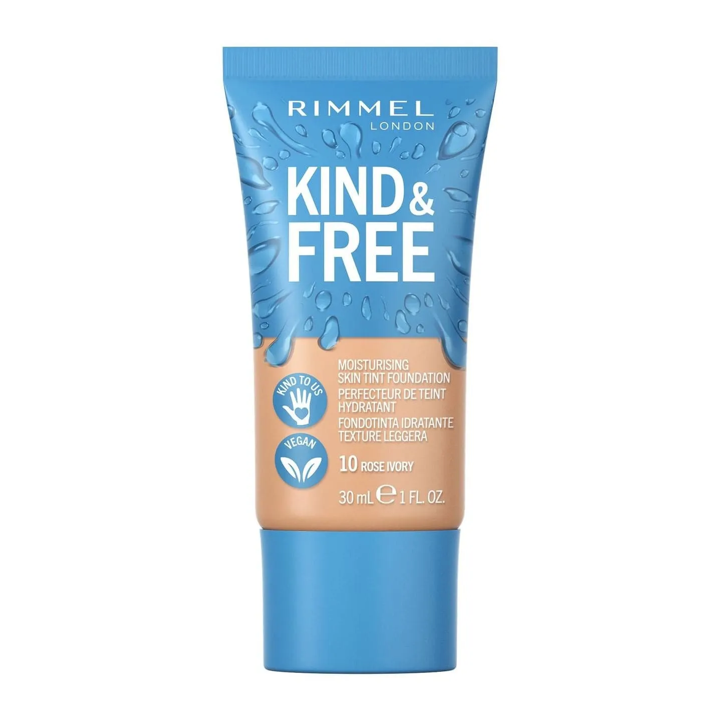 Rimmel London Kind & Free Moisturising Skin Tint 30Ml - Rose Ivory