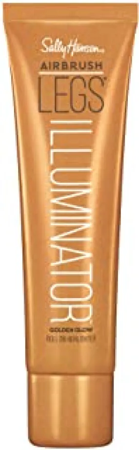 Sally Hansen Airbrush Legs® Illuminator Leg Makeup, Golden Glow, Natural, 3.4 Oz, Airbrush Tanning, Airbrush Spray Tan, Stays Fresh All Day, Water and Transfer Resistant, Easy Application