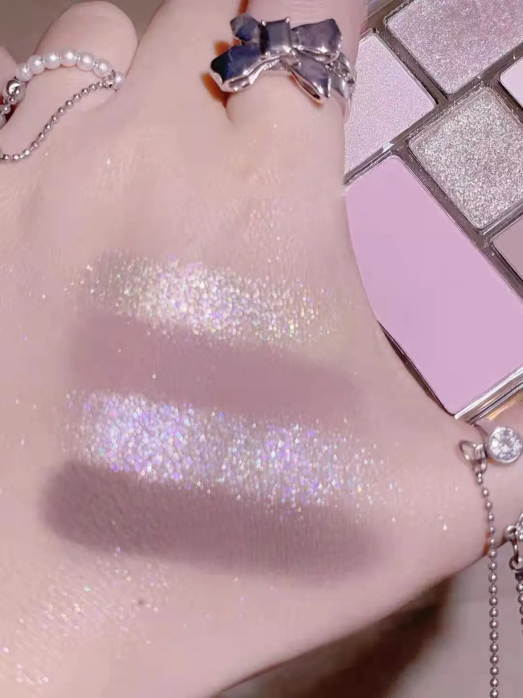 Seven-color eyeshadow palette earth-colored pearlescent matte makeup eyeshadow