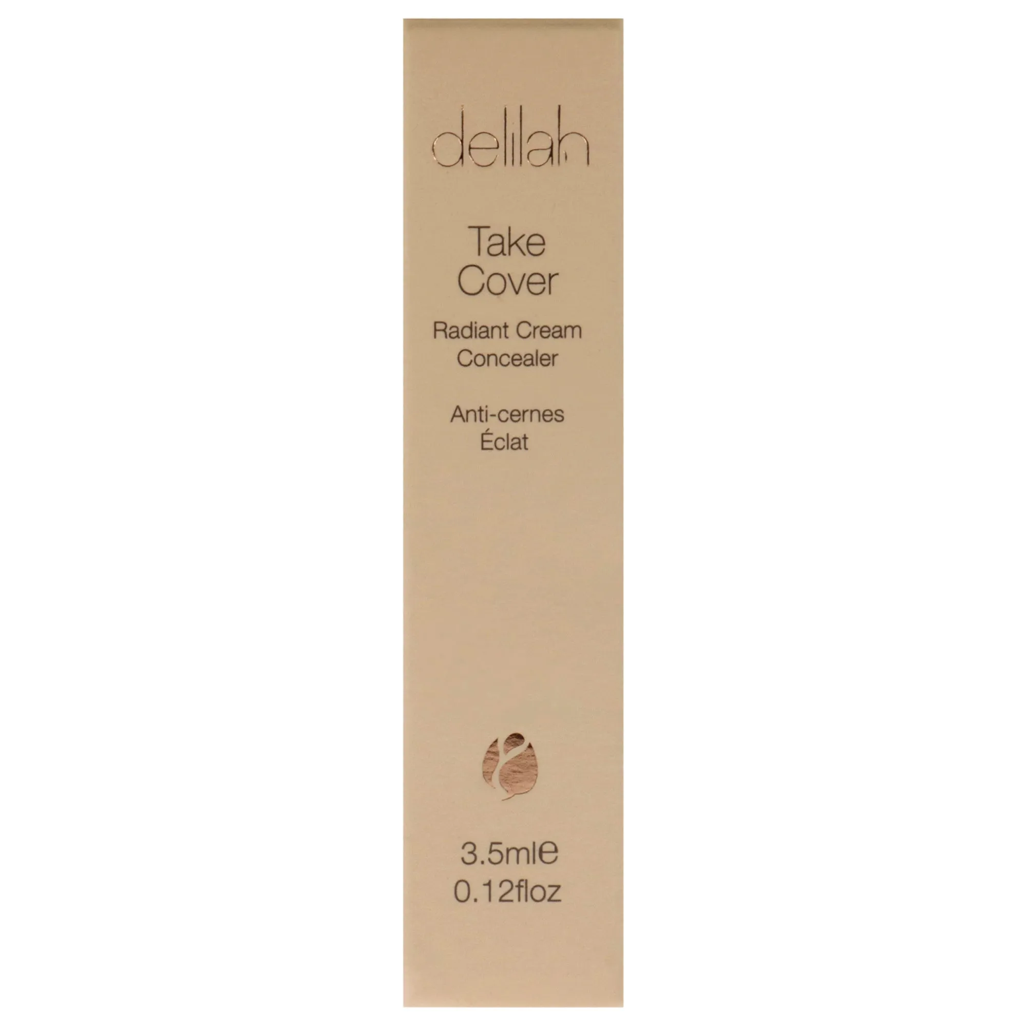 Take Cover Radiant Cream Concealer - Cashmere by Delilah for Women - 0.12 oz Concealer