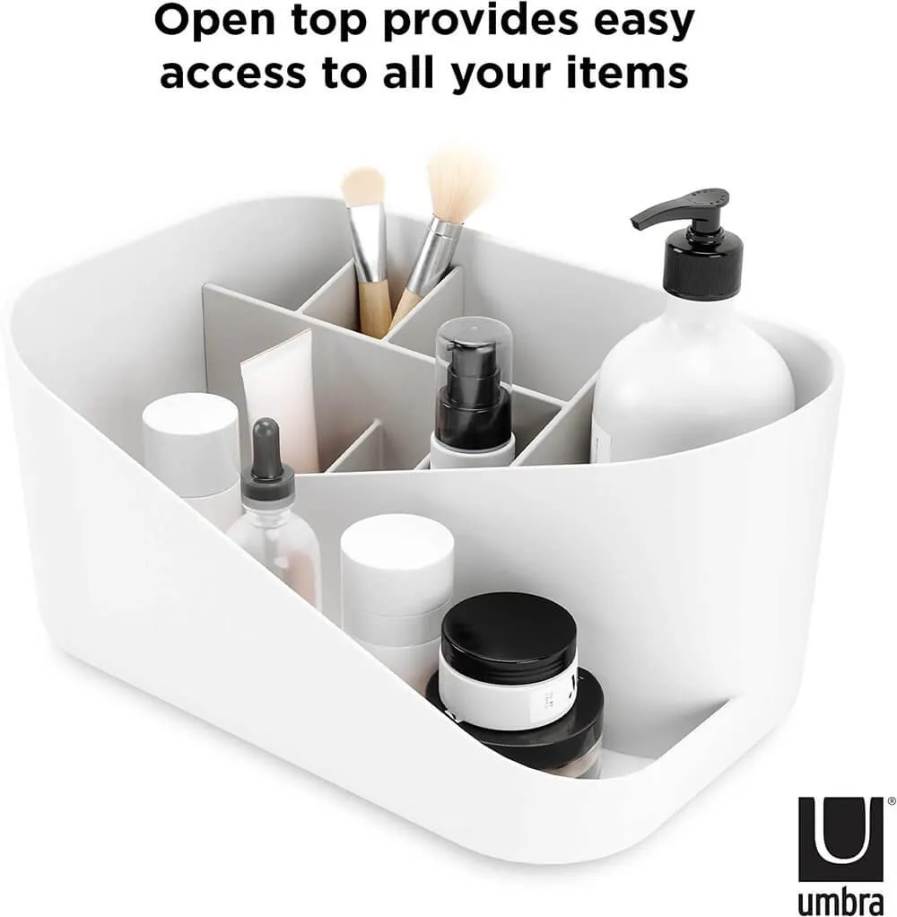 Umbra Glam Makeup Organiser White