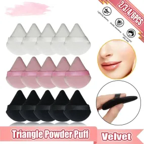 Velvet Triangle Makeup Sponge: Makeup Anytime, Anywhere