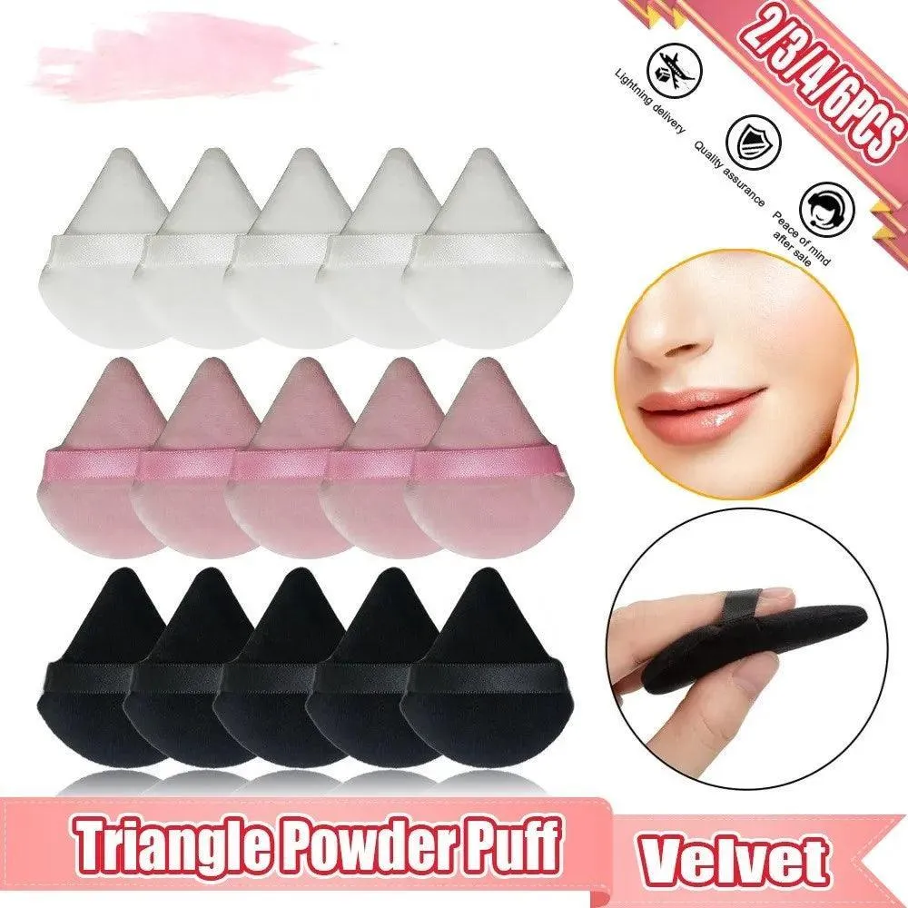 Velvet Triangle Makeup Sponge: Makeup Anytime, Anywhere